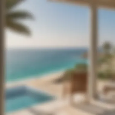 Breathtaking Views of the Coast Stunning beachfront view from a villa in Jumeirah