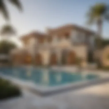 Stunning Villa Architecture Luxurious villa exterior in Jumeirah