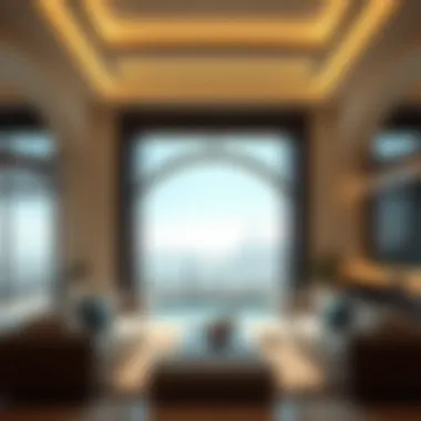 Spectacular Views from A La Carte Villas in Dubai A la carte villa with breathtaking city skyline view