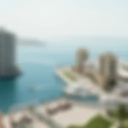 Stunning waterfront view of Ajman Al Zorah