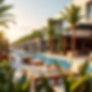 Community Amenities at Arada Townhouses Community amenities and recreational areas in Arada