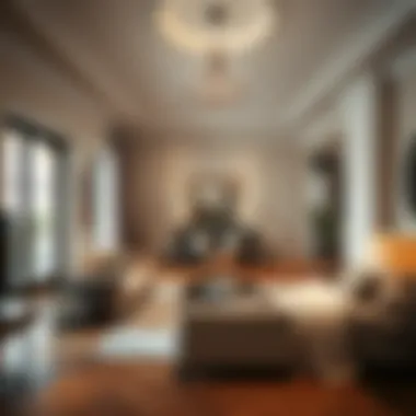Elegance and Comfort in Luxurious Two-Bedroom Spaces Luxurious two-bedroom house with elegant decor and furnishings