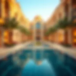 Stunning architectural view of Damac Lagoon