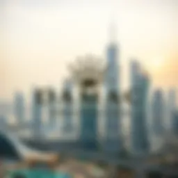 Damac Properties logo against a backdrop of Dubai skyline