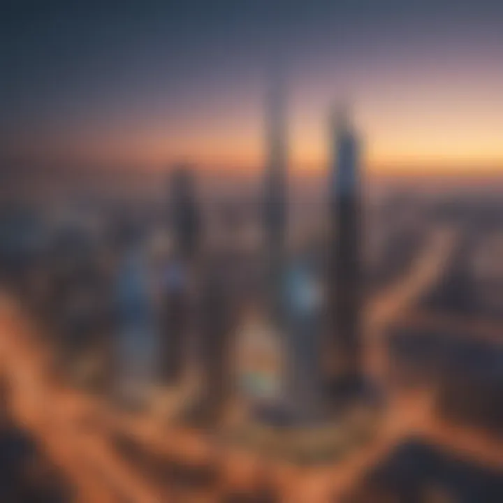 Dubai real estate skyline