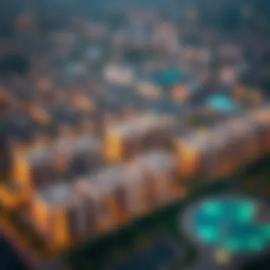 Aerial View of Al Dar Developments Aerial view of Al Dar Properties developments in Dubai