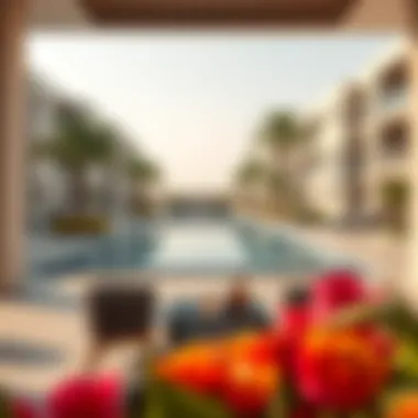 Luxurious Amenities in Al Waha Luxurious amenities at Al Waha including pools and parks