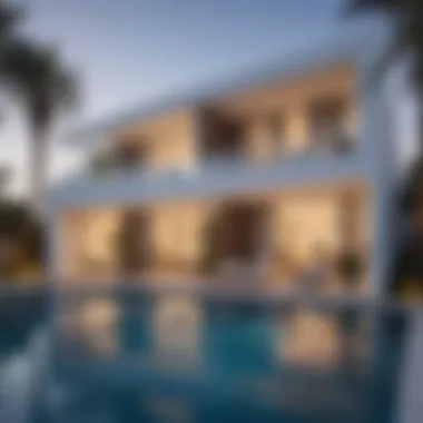 Stunning Architectural Design of Aldana Villas Luxurious exterior of Aldana Villas showcasing modern architecture