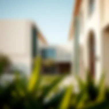 Modern architectural design of Anya residences