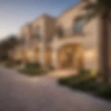 Architectural Elegance of Arabian Ranches Townhouses Stunning architectural design of Arabian Ranches townhouses