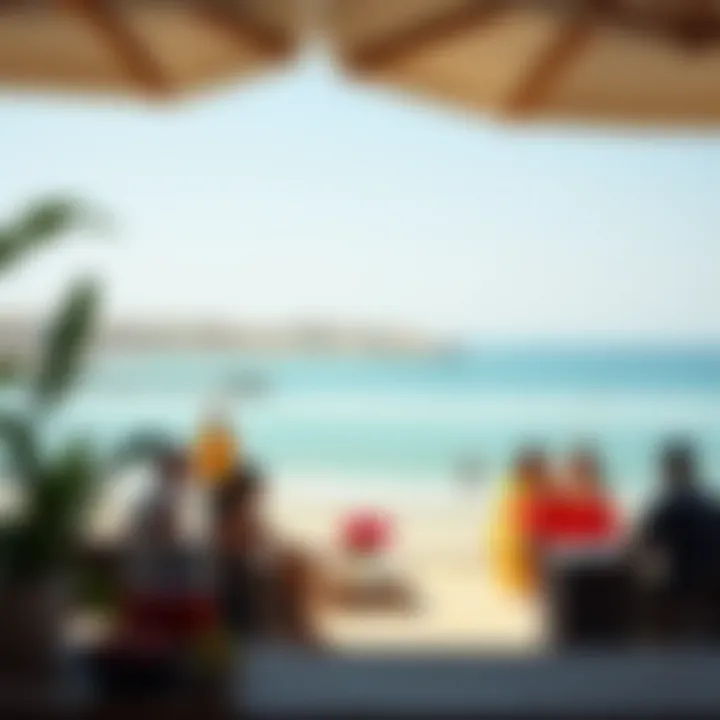 Vibrant community lifestyle near Dubai beach