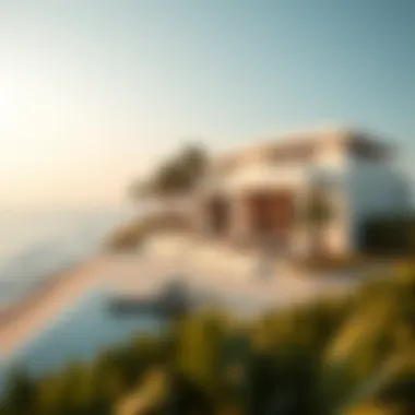 Luxurious beachfront villas in Dubai