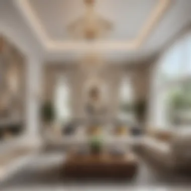 Lavish Interior Design of a Luxury House Lavish interior of a luxury house highlighting premium finishes