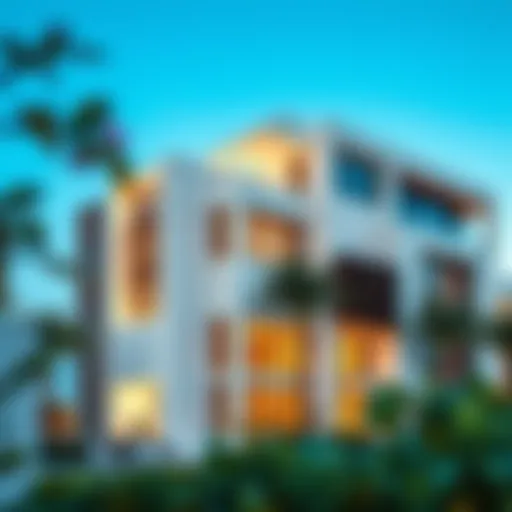 Exterior view of Edison House showcasing its modern architectural design