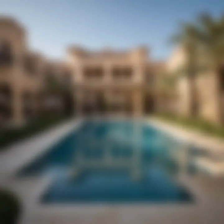 Luxurious amenities and recreational facilities within Elan Tilal Al Ghaf