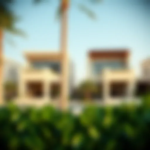 Stunning view of Emaar South Villas showcasing luxury architecture