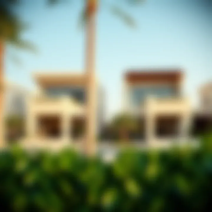 Stunning view of Emaar South Villas showcasing luxury architecture