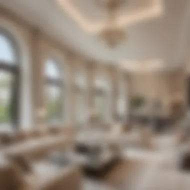 Interiors that Define Luxury Living Luxurious interior design of a villa showcasing modern living