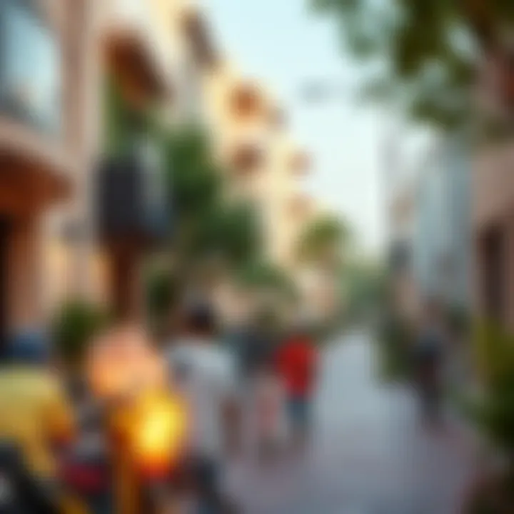 Vibrant community living in a Dubai neighborhood