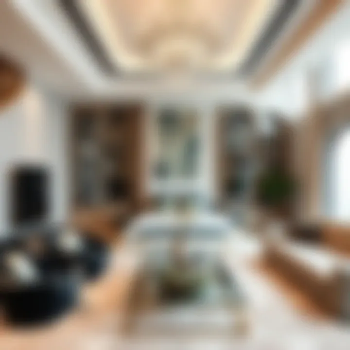 Luxury interior design of a Dubai house