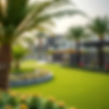 Lush Green Spaces in JVC Community park within Jumeirah Village Circle