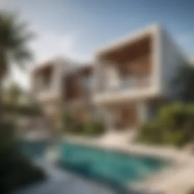 Unique Architectural Features of Lagoon Villas Stunning view of Lagoon Villas showcasing unique architecture