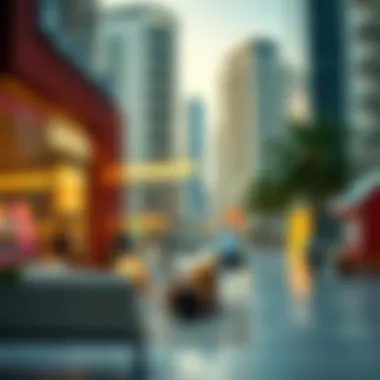 An overview of a bustling real estate market in Dubai