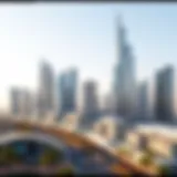 A modern architectural marvel representing Dubai's skyline