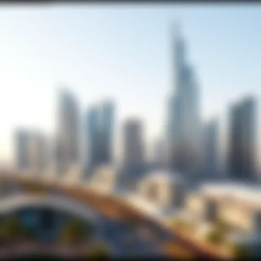 A modern architectural marvel representing Dubai's skyline