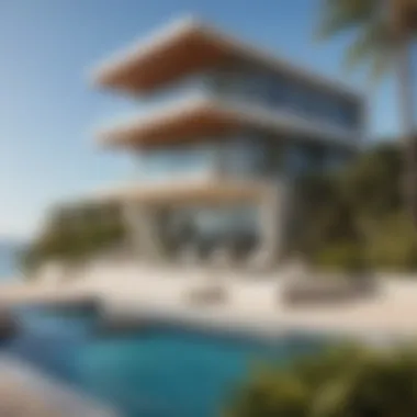 Contemporary Luxury Villa by the Beach Stunning beachfront villa showcasing modern architecture