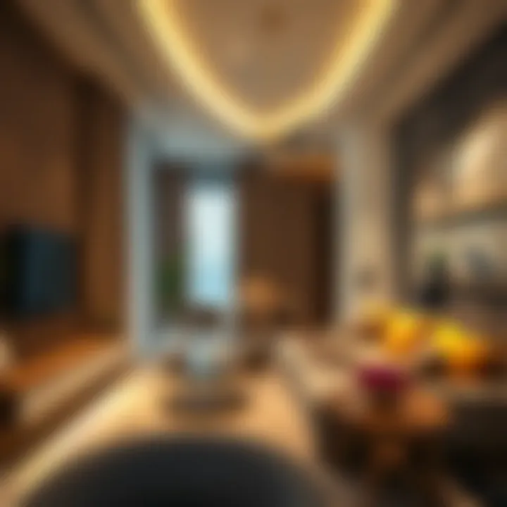 Stylish interior of a contemporary apartment in Mira 4