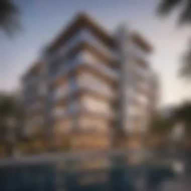 Architectural Marvels in the City Stunning architectural design of the residential buildings in Mohammed Bin Rashid City.