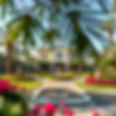 Serene Garden Oasis Beautiful landscaped garden surrounding a villa