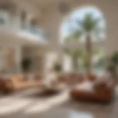 Modern Living Spaces Inside Palm Jebel Ali Villas Elegant interior design showcasing modern living spaces