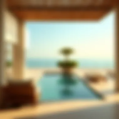 Serene beachside villa with private pool