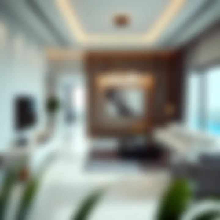 Luxurious villa interior showcasing modern design