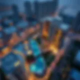 Stunning aerial view of Park Residences
