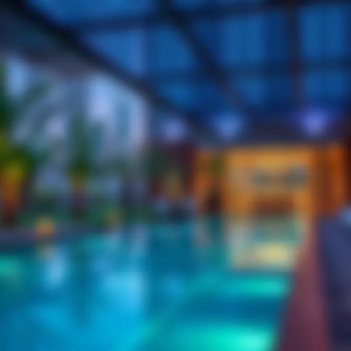 Modern amenities of the development
