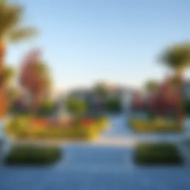 Beautifully landscaped community park