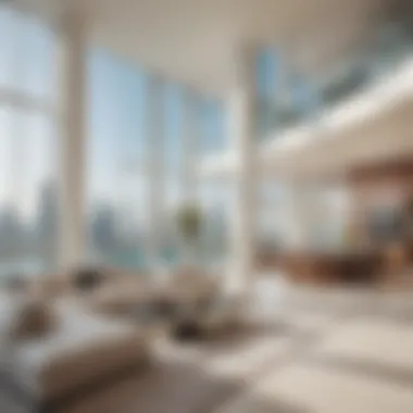 Modern Architectural Features of a Dubai Penthouse Modern architectural features of a Dubai penthouse