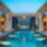 Elegant private pool suite in Dubai
