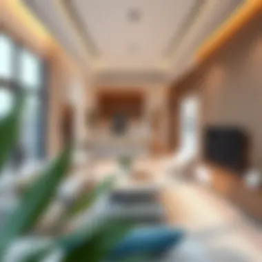 Modern Living Area of a Pulse Townhouse Interior design of a modern pulse townhouse living area