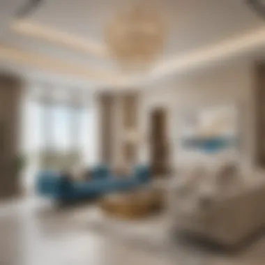 Elegant interior design of a luxury apartment in Sobha Meydan