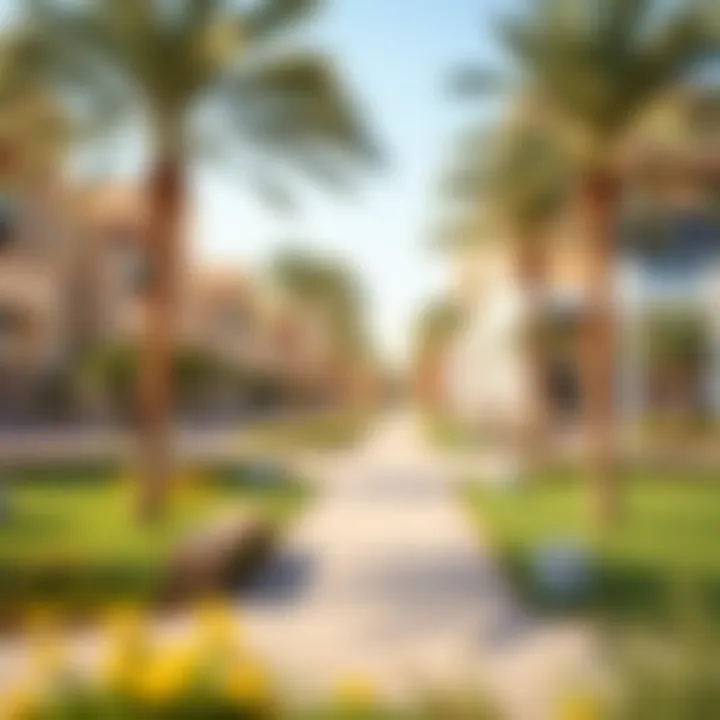 Nearby amenities including parks and shopping areas around Sobha Reserve