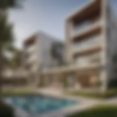 Modern Residences in Spring Community Modern residential buildings illustrating the diverse architectural styles in Spring Community