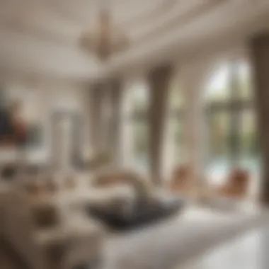 Elegant Interior of a Springs Villa Interior design of a Springs villa featuring spacious living areas and elegant decor.
