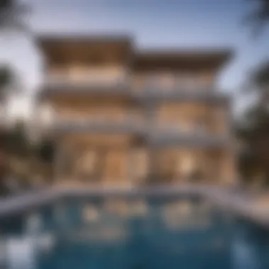 Stunning Architectural Design Stunning architectural design of a luxury villa in Dubai