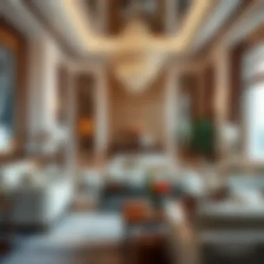 Opulent Interiors of Signature Villas Breathtaking interior design of a villa highlighting opulent furnishings