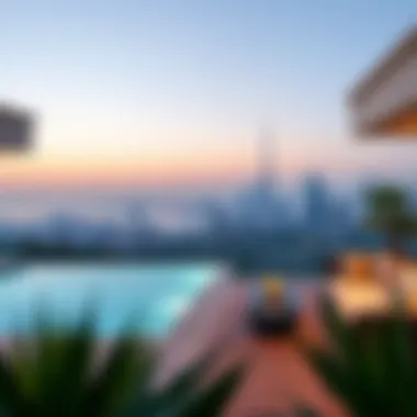 Iconic Views from Luxury Villas Stunning views from a signature villa overlooking Dubai's skyline