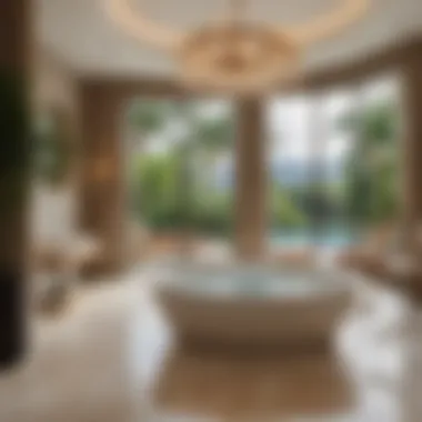 Interior Luxury at Five Palm Villa Luxurious interior design of the villa